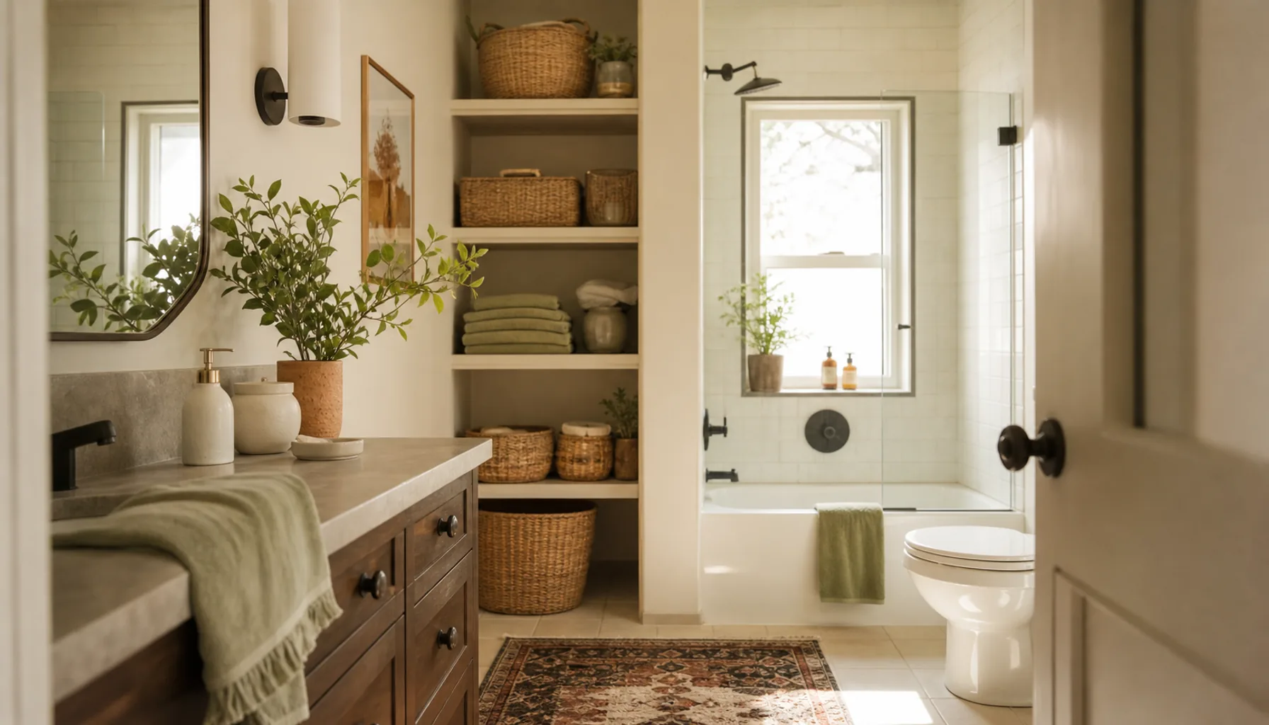 Bathroom Organization Ideas for Small, Shared Spaces