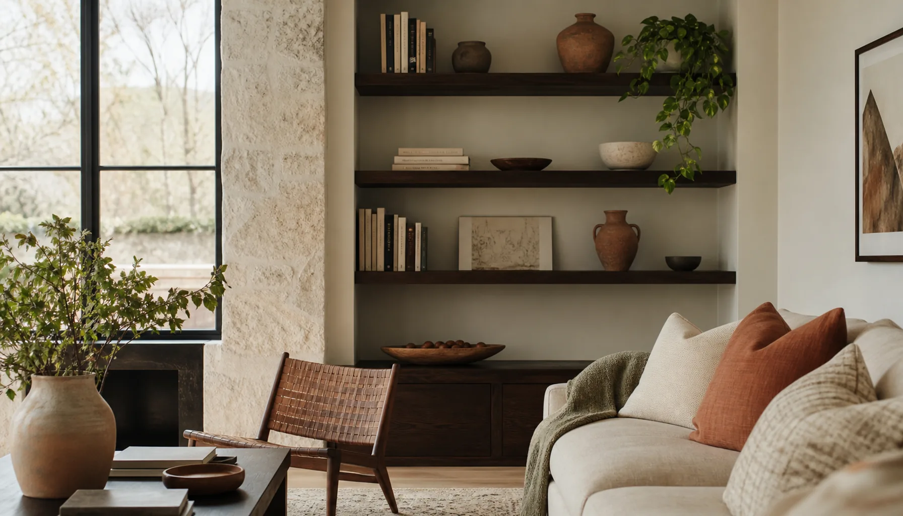 How to Style Open Shelves Without the Clutter